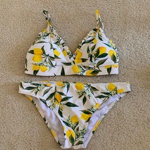 Cabana delSol Lemon Bikini Set Size S